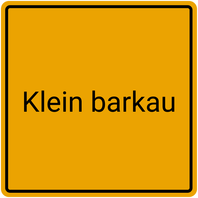 Meldebestätigung Klein Barkau